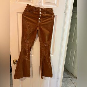 Women's Brown Flared Pants
Size M